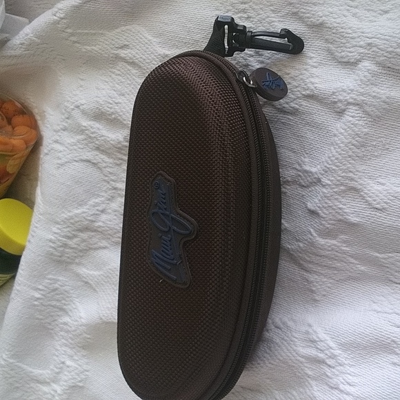 Maui Jim Hard Shell Brown Unisex Sunglasses Case+ - Picture 3 of 8